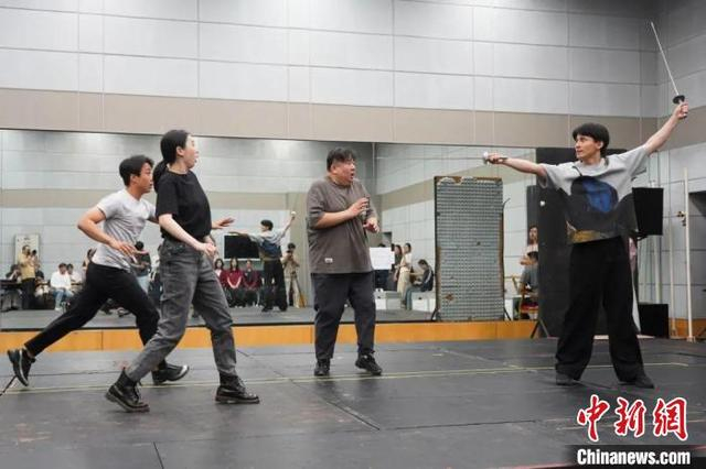 排练现场。高尚 摄