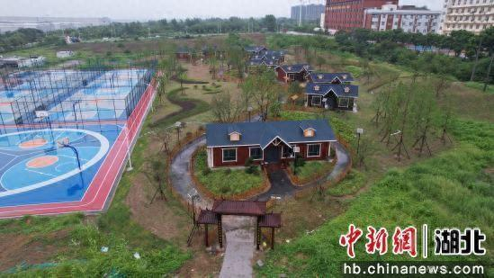 团林铺镇石堰村投资兴建的木屋民宿区。陆华清 摄