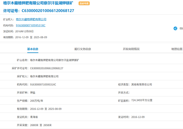 图源：全国矿业权人勘察开采信息管理系统