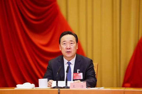 7月17日，省委十五届七次全体会议在杭州举行，省委书记王浩讲话。潮新闻记者 李震宇 摄