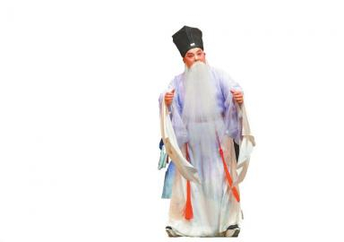 《梦回东坡》剧照，陈智林饰演苏轼。　　四川省川剧院供图