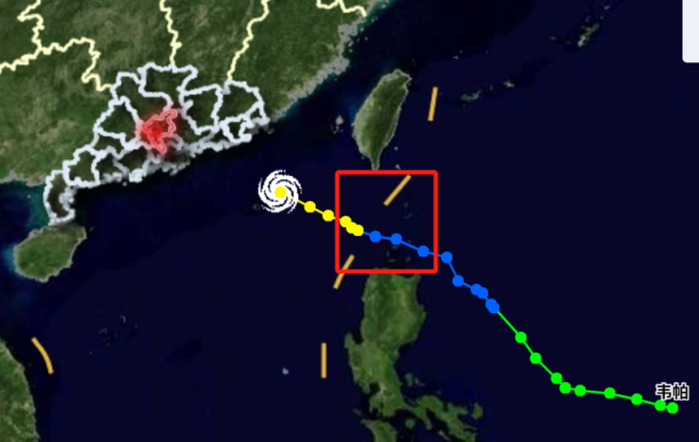 “韦帕”穿越巴士海峡