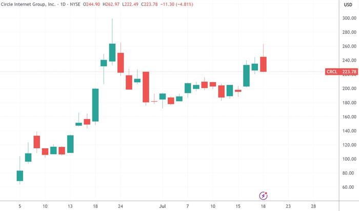 (Circle日线图,来源:TradingView)