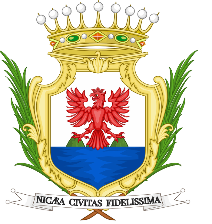 尼斯市徽用了Nicaea拉丁文原名