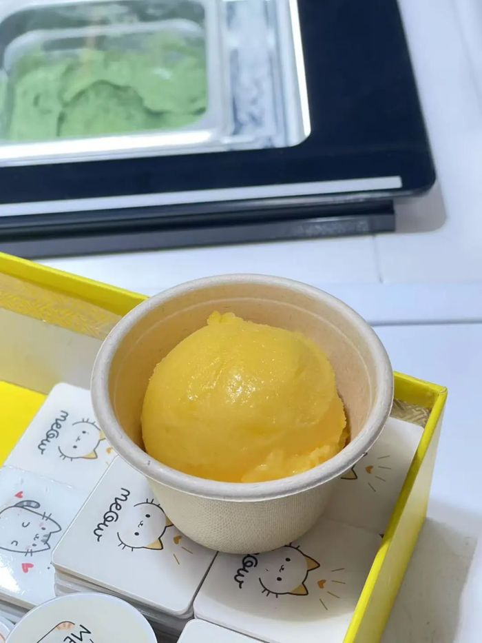 青山在夜市贩售的Gelato冰淇淋。图 /访谈者提供