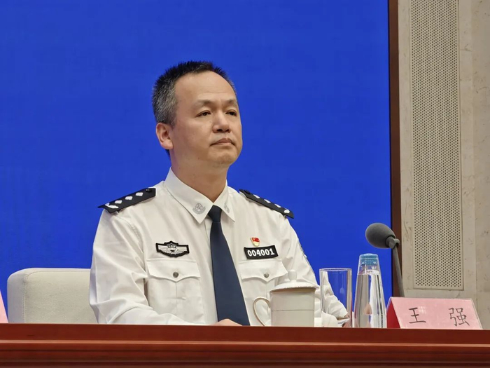 公安部交通管理局局长王强。本报记者 白波摄