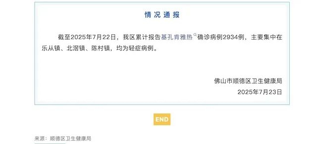 截图来自公众号“健康顺德”