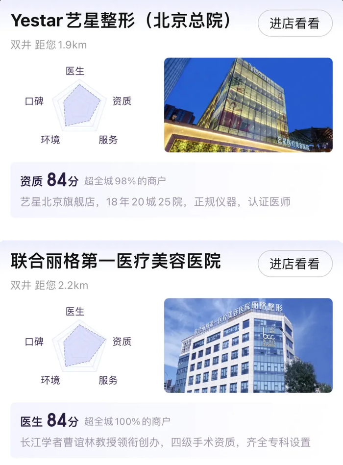 ▲图/北极星榜五维评价，美团APP