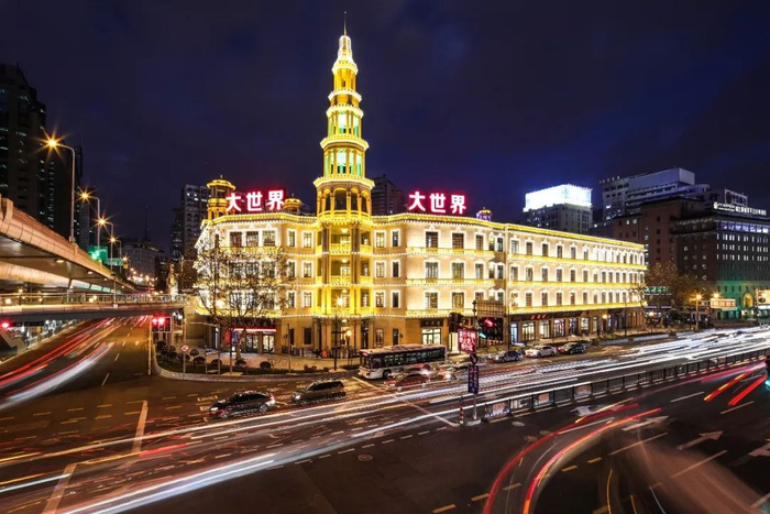 上海大世界夜景 受访者供