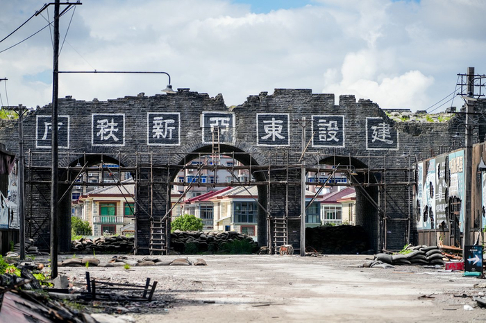 影片中的城墙