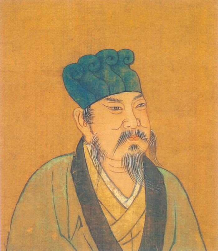 夏启画像，清人绘