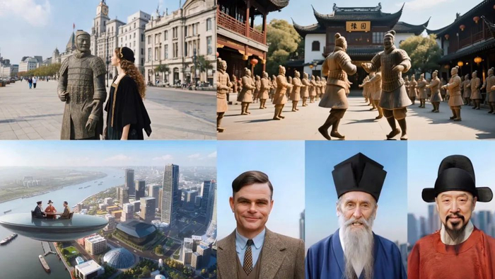△ 《兵马俑世界奇遇记》《时空会客厅》