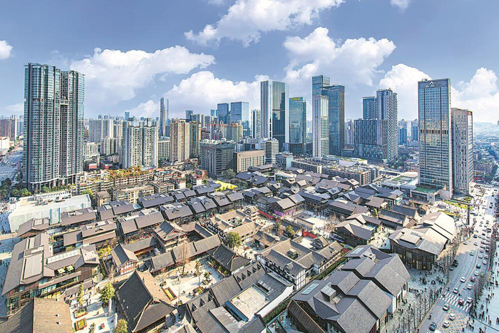     春熙路商圈释放出蓬勃发展的活力。 锦江区委宣传部供图