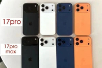 最鲜艳的苹果手机！iPhone 17 Pro系列5款配色全部现身，外观终于变了