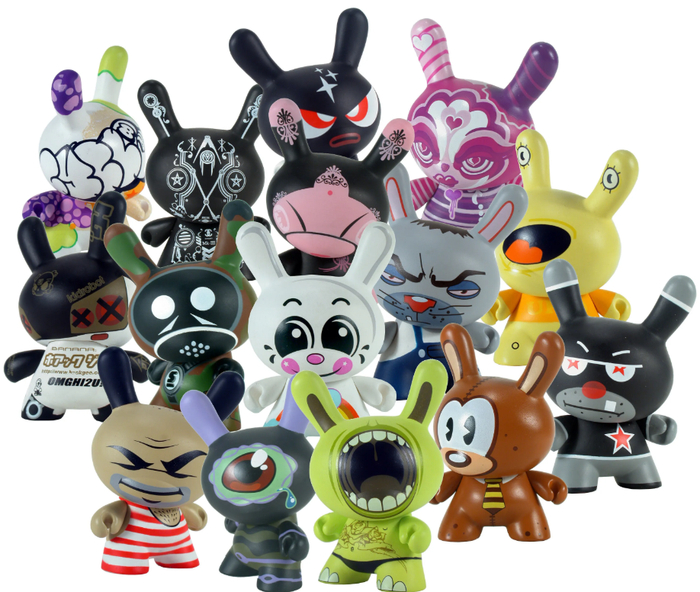 Kidrobot风格前卫并带有强烈的街头艺术元素 图源：网络