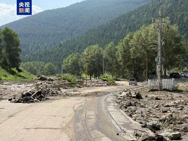 △ 五台山景区竹林寺村路段
