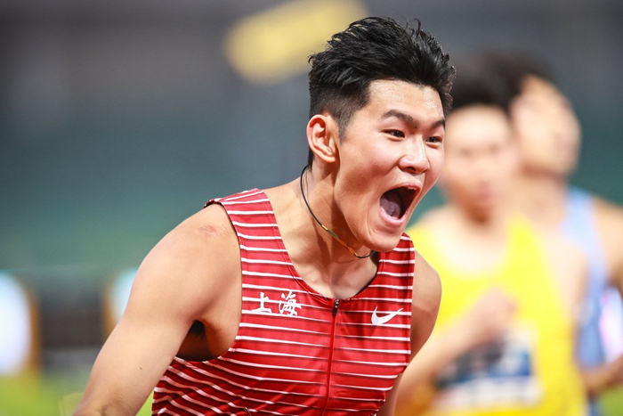 陈圆将在夺冠之后异常兴奋。
