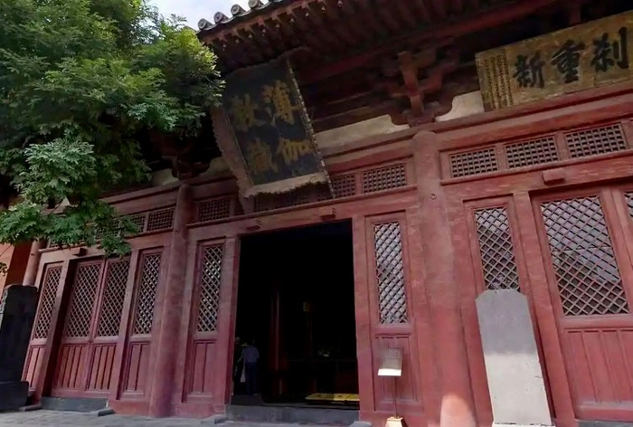 薄伽教藏殿。 景区供图
