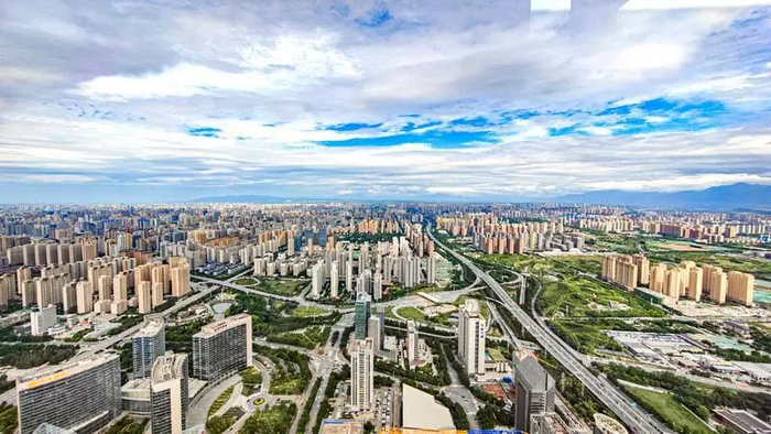 蓬勃发展的西安高新区。资料图