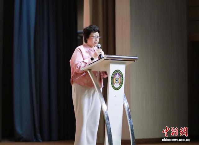 中国驻泰国大使馆参赞许兰致辞。主办方供图