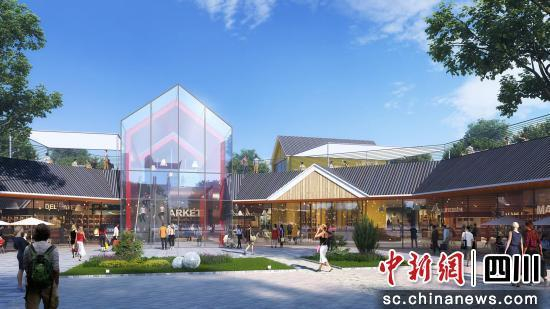 项目效果图。成都市青白江区委宣传部供图