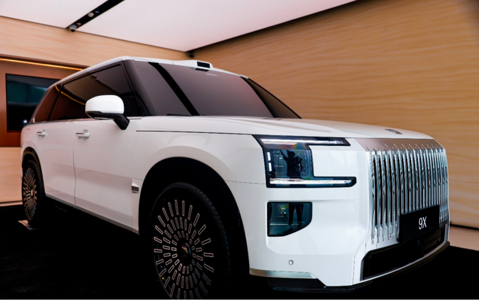 极氪9X在北京巡展。企业供图