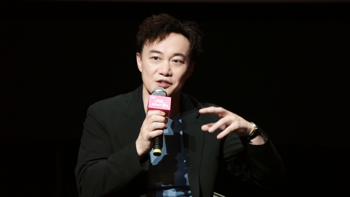陈奕迅在分享会现场。澎湃新闻记者 程娱 图