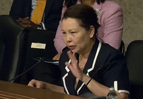 伊利诺伊州民主党籍联邦参议员塔米·达克沃思 视频截图 