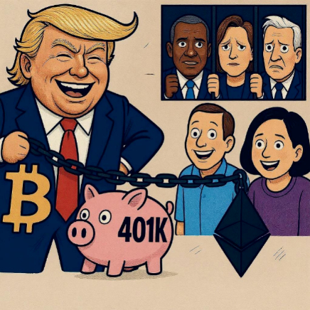（当你的养老金在链上，他们还敢说”不”吗？图源：作者自制）