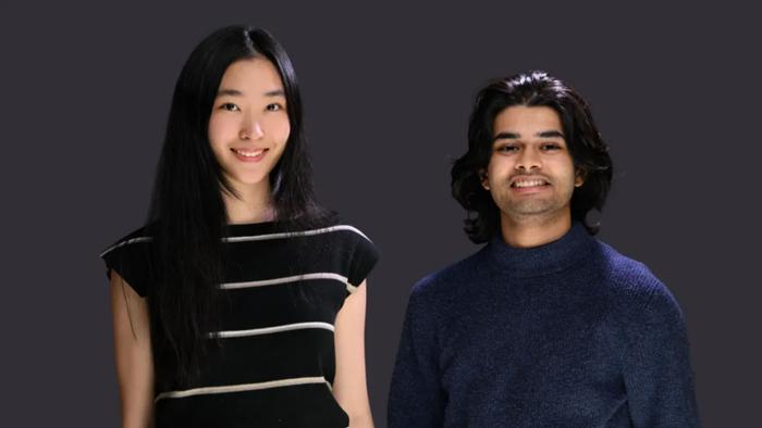 图 | 杰西卡·吴(Jessica Wu)和尼尔·德什穆克(Neil Deshmuk)(来源:资料图)