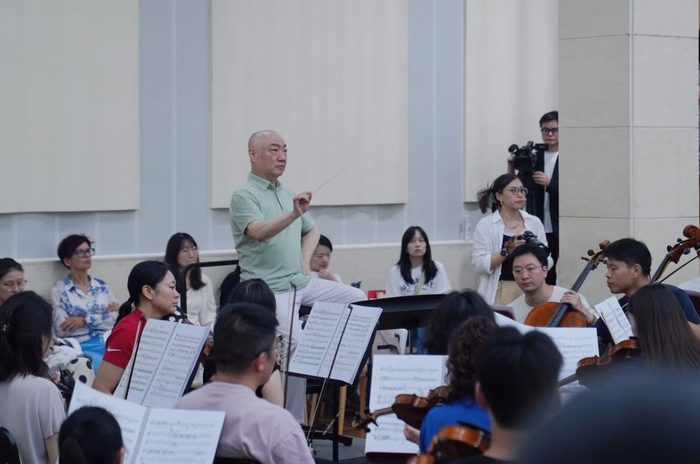 排练现场，本文摄影：曹家苗
