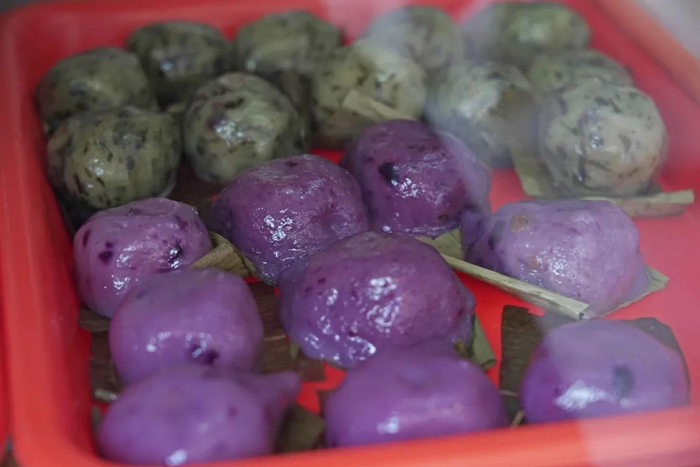 东莞艾团，分绿豆和眉豆馅