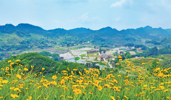 蟠龙镇扈槽村 图源：梁平融媒