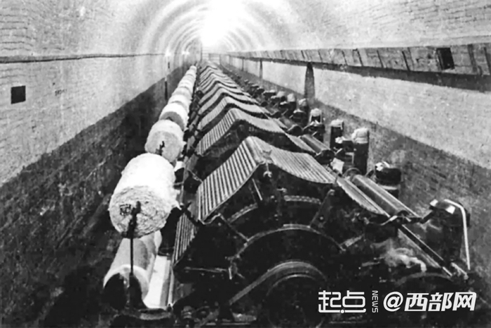 1942年的申新纱厂内景。（资料照片）