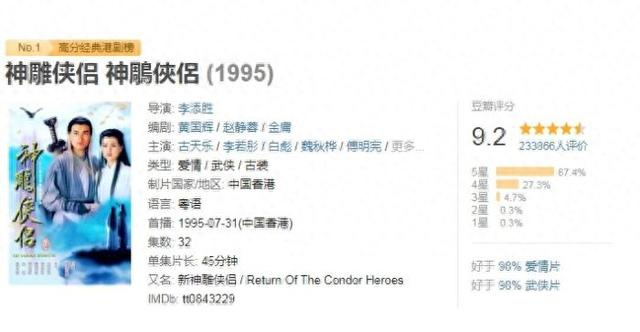 豆瓣评分截图