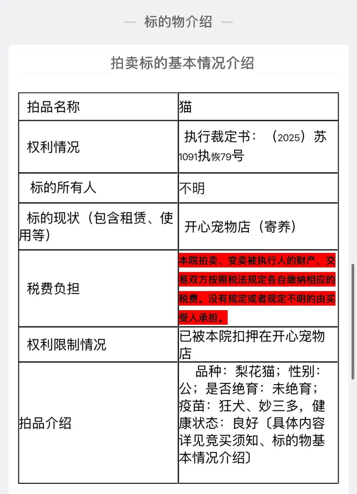 ▲法拍相关信息截图
