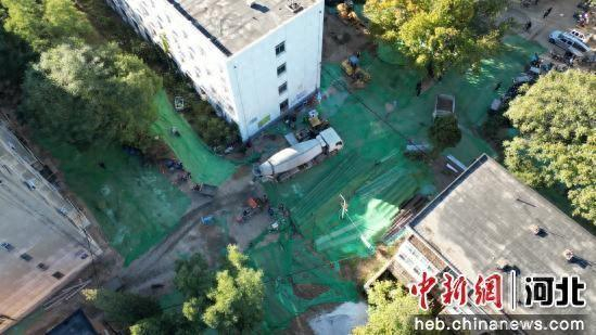 图为廊坊朝晖里旧改项目现场。 王巍 摄