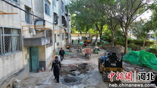 图为廊坊朝晖里旧改项目现场。王巍 摄