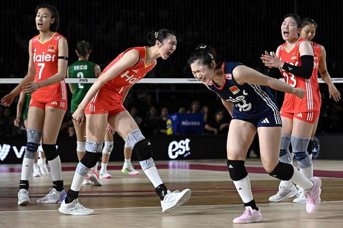 中国女排。