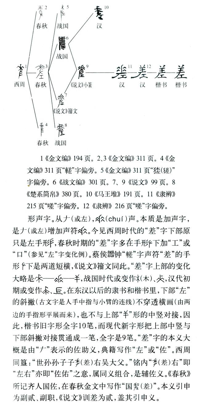 《说文解字》第992课：细说“差”字，读音最多的汉字之一__财经头条__新浪财经