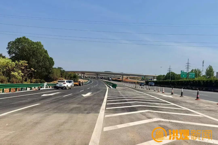 A匝道连通昌九高速南昌进城方向