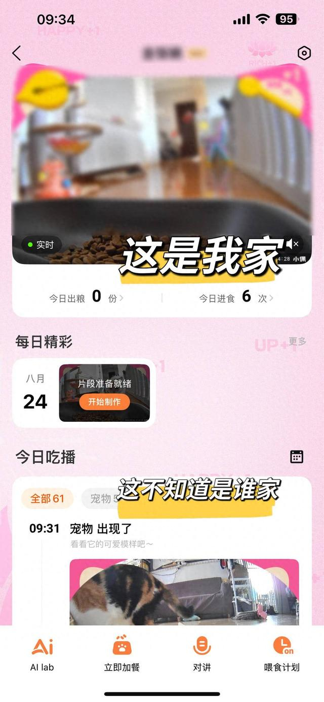 智能宠物喂食器竟传来别人家视频监控画面 用户质疑隐私泄露(图1)