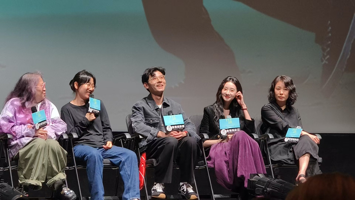 路演现场，导演邱玉洁谈论爱情