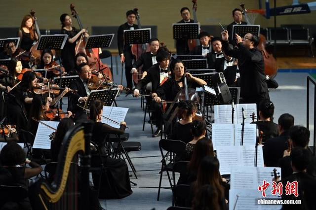 图为音乐会现场。中新社记者 九美旦增 摄