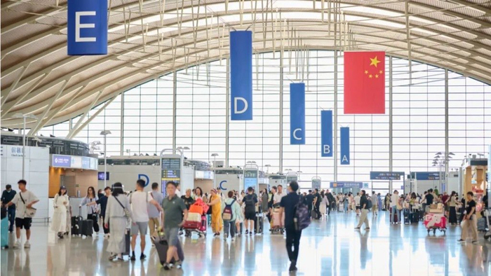 上海浦东机场  受访者供图