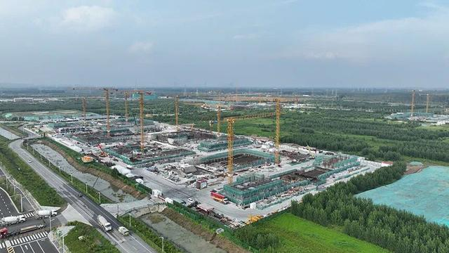 北林大雄安校区建设现场。北林大供图