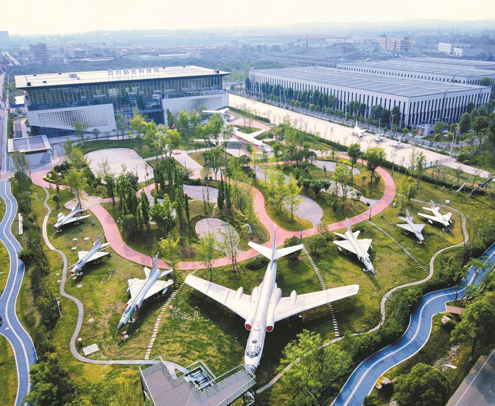     位于丽春镇的四川航空科技馆。  受访者供图