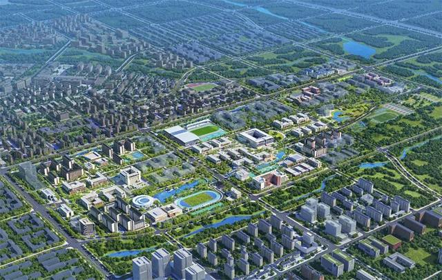 北交大雄安校区设计鸟瞰图。资料图