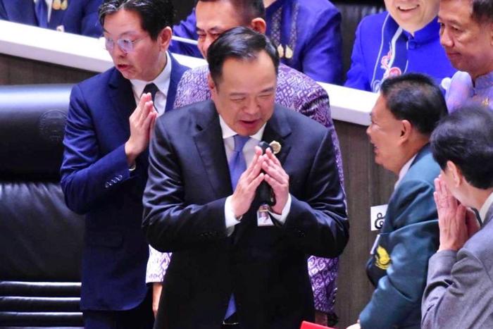 ▲阿努廷当选泰国总理