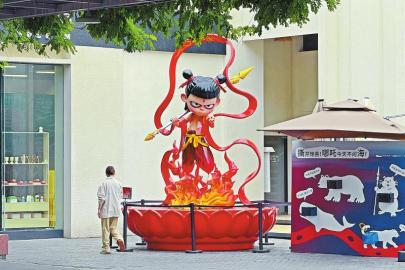 成都东郊记忆充满潮流元素的街区。 四川日报全媒体记者 郝飞 摄